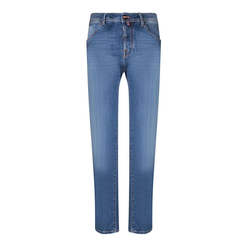 Jacob Cohën Klassieke Blauwe Jeans voor Mannen Blue Heren