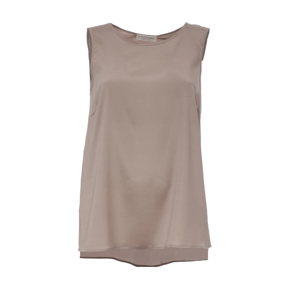Tops > Sleeveless Tops - - Le Tricot Perugia - Modalova