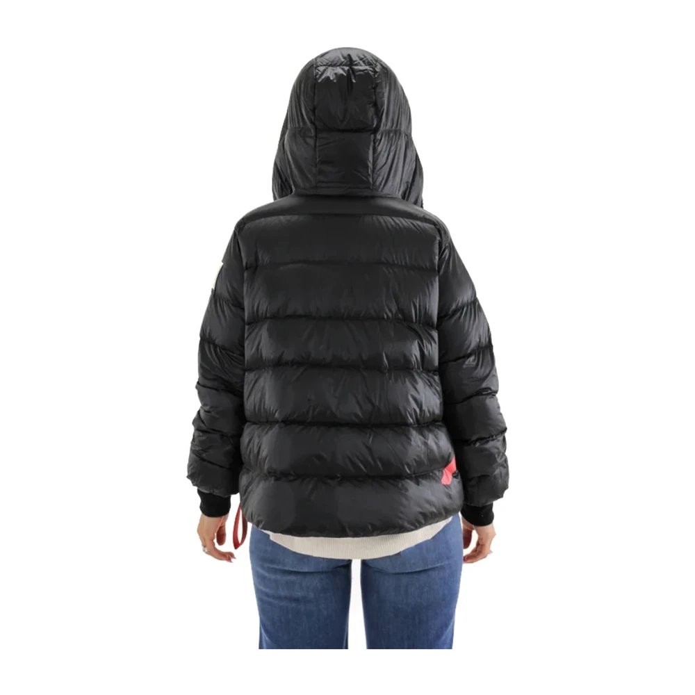 Afterlabel Lichtgewicht Nylon Parka Jas Black Dames
