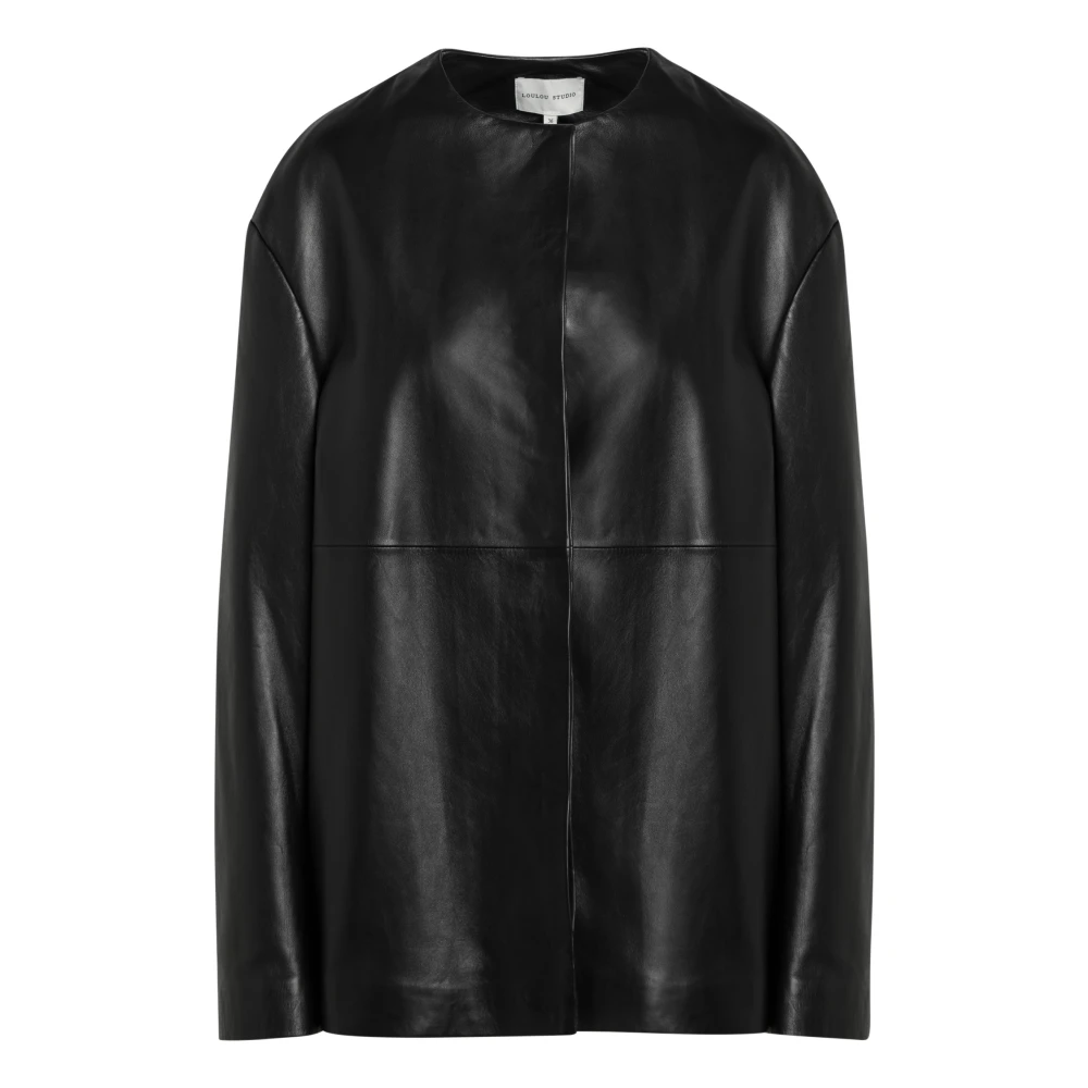 Jackets > Leather Jackets - - Loulou Studio - Modalova