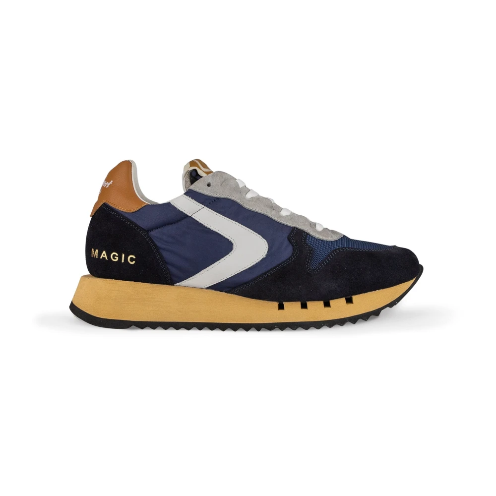 Valsport 1920 Handgemaakte Blauwe Sneakers Italiaans Gemaakt Heren Schoenen