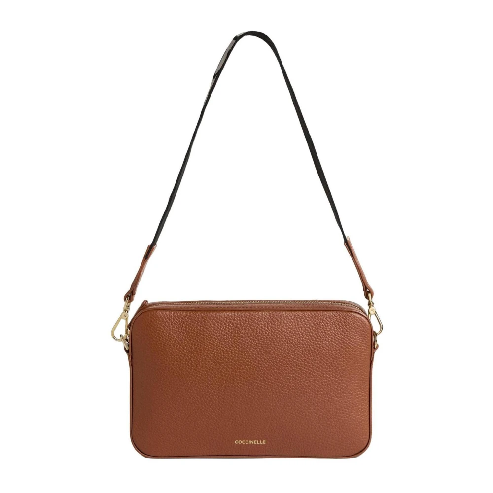 Coccinelle , Shoulder Bags, Female, Brown, One Size, Tebe Mini Bag
