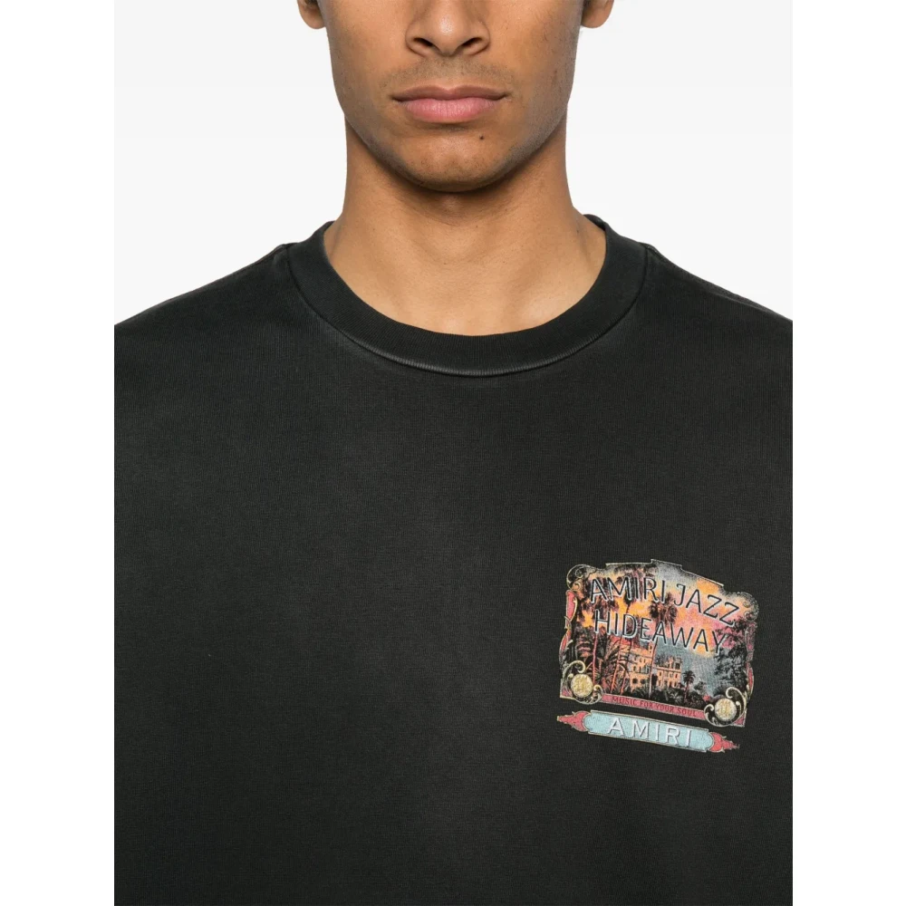 Amiri Jazz Hideaway T-shirt Black Heren