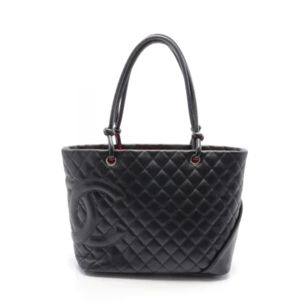 Chanel Vintage Pre-owned Fabric chanel-bags Black Dames