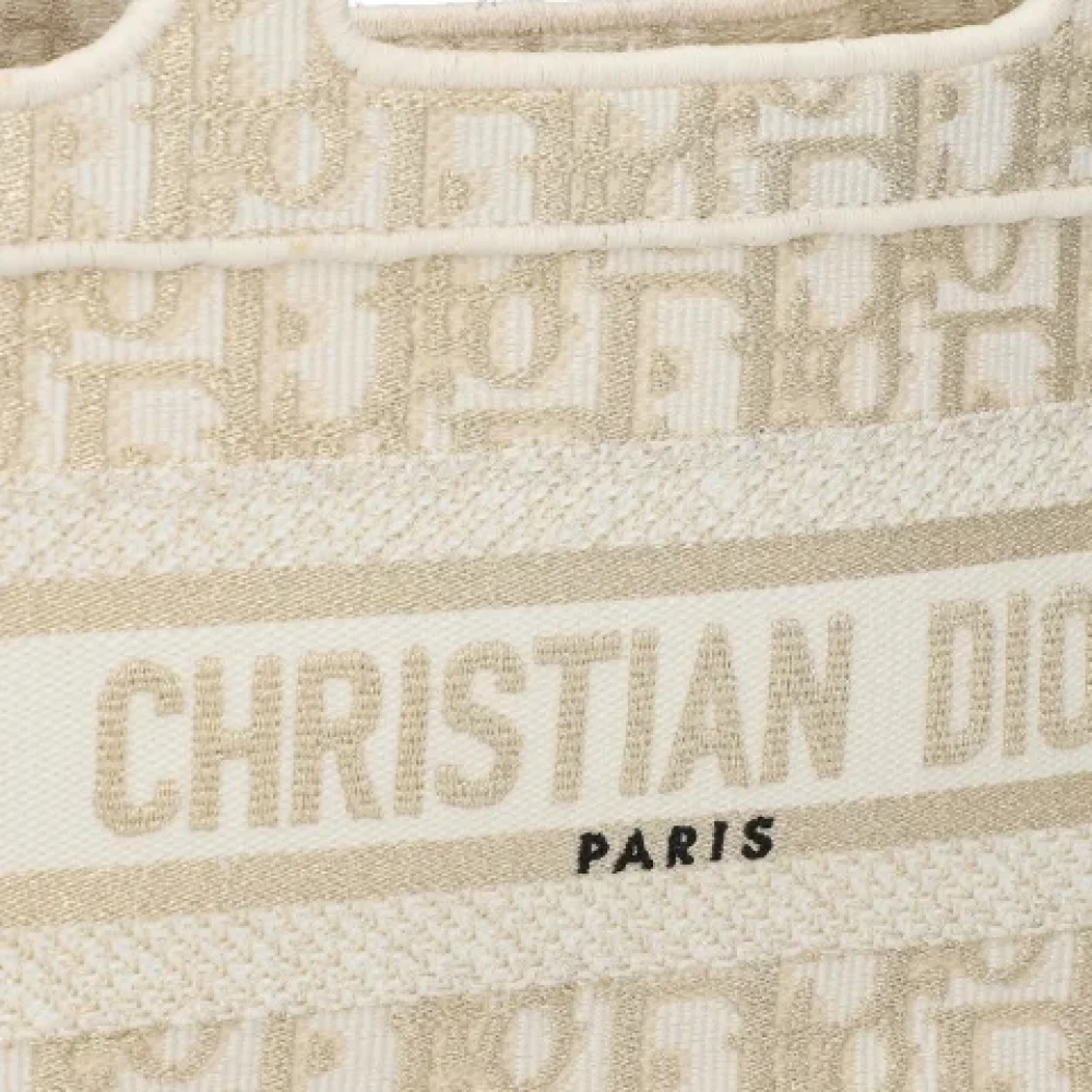 Dior Vintage Pre-owned Canvas dior-bags Beige Dames