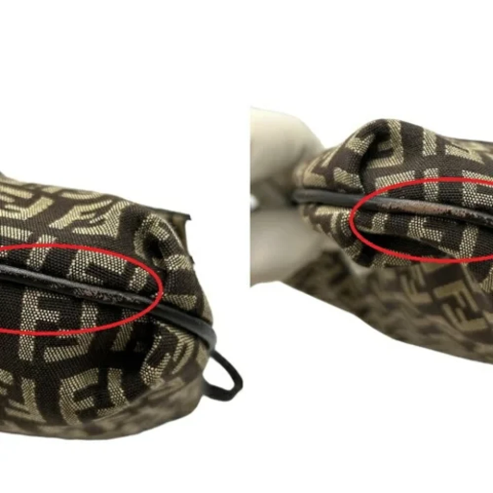 Fendi Vintage Pre-owned Canvas fendi-bags Brown Dames
