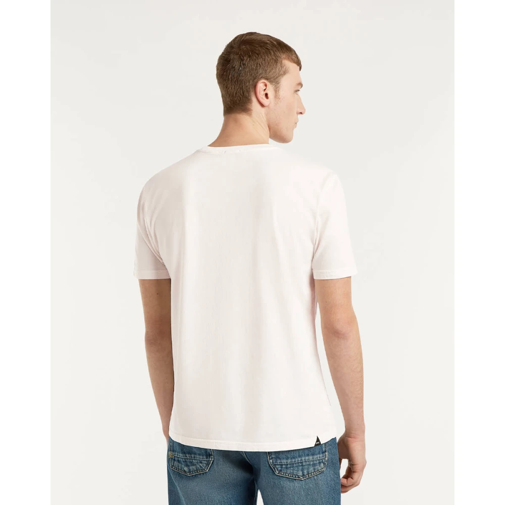 Denham The Jeanmaker Schaar Tee Korte Mouw T-shirt Beige Heren