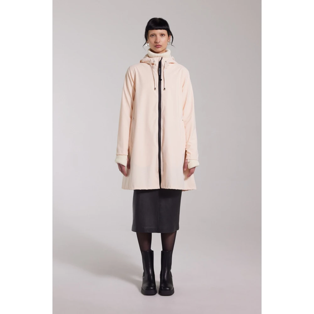 Stutterheim Lichtgewicht Rits Regenjas Orange Dames