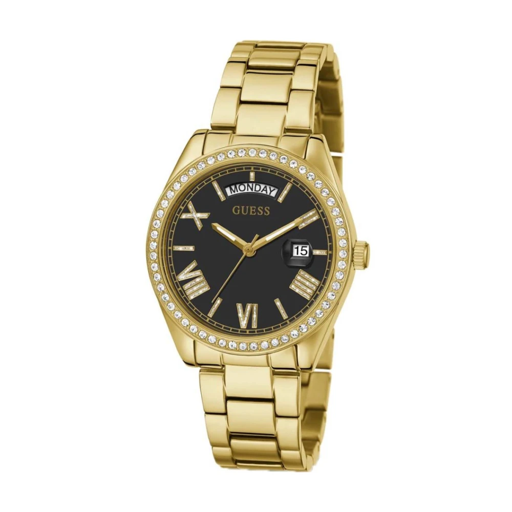 Guess Damarmbandsur Luna guldtonad 36 mm Yellow, Dam