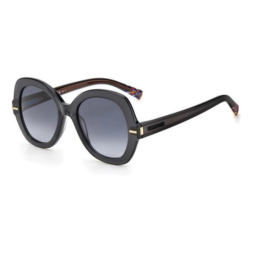 Missoni Gray Sunglasses, Female, 52 Mm, Chic Sunglasses In Kb7/9O Color