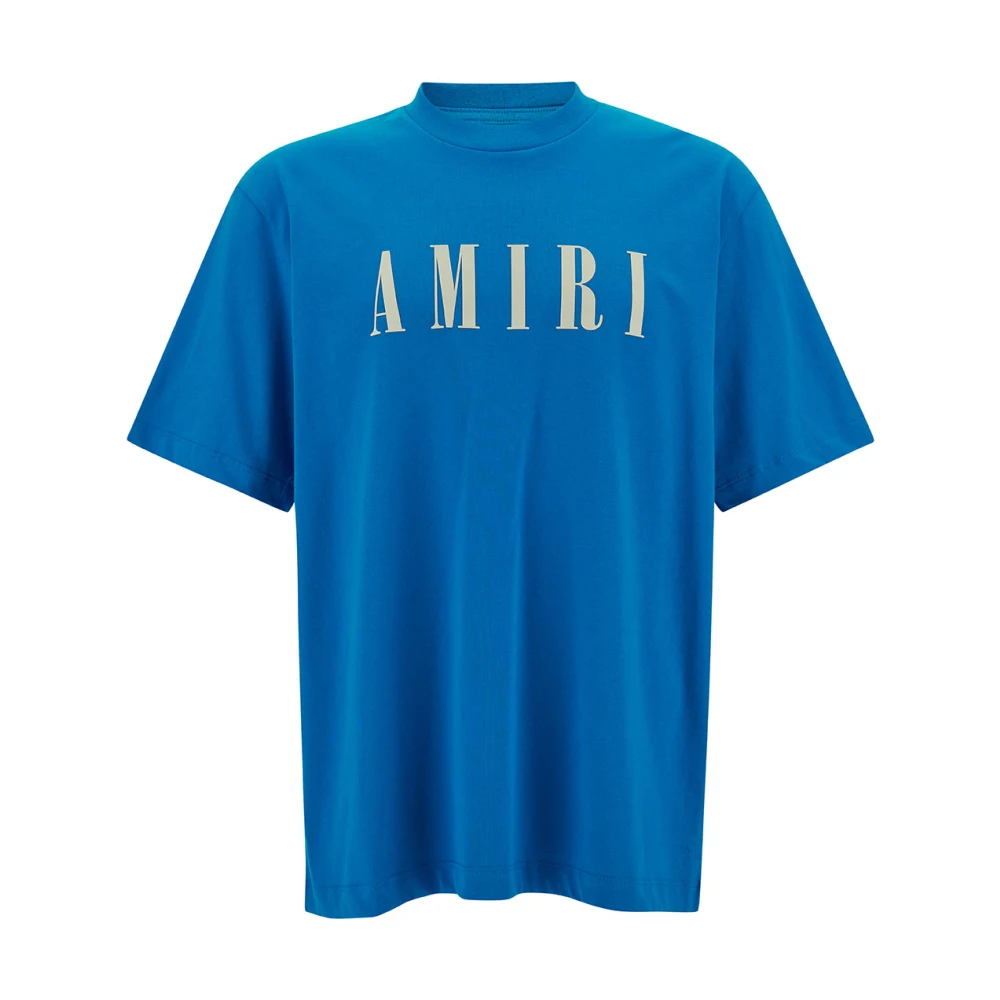 Amiri T-Shirts Blue Heren