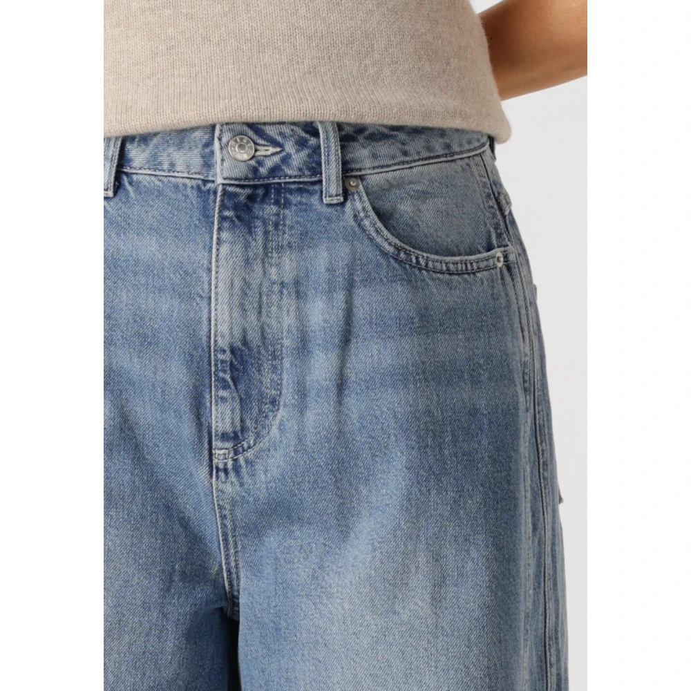 Birgitte Herskind Katja Straight Leg Blauwe Jeans Blue Dames