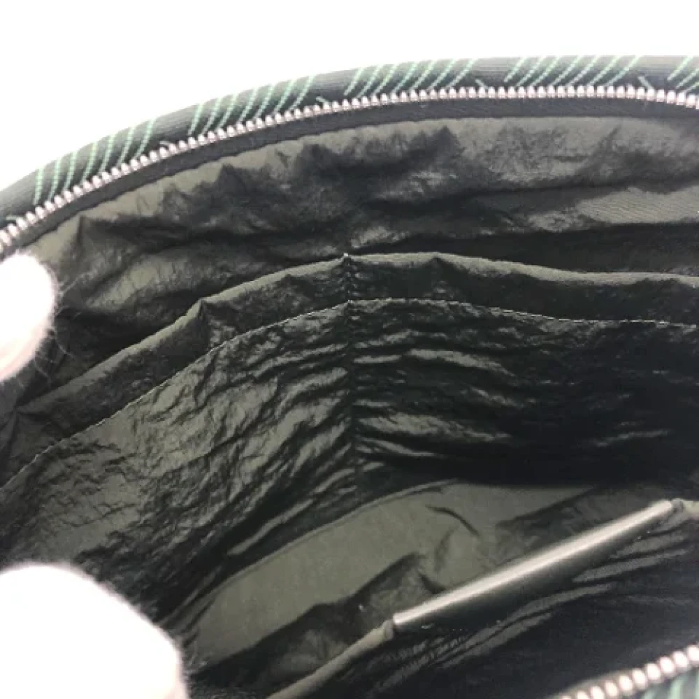 Bottega Veneta Vintage Pre-owned Fabric clutches Green Dames