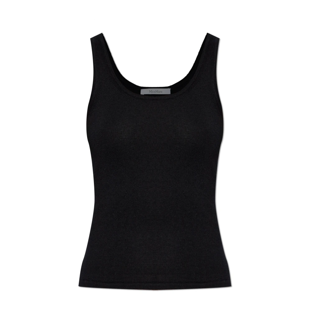 Max Mara Kasjmier top Black Dames