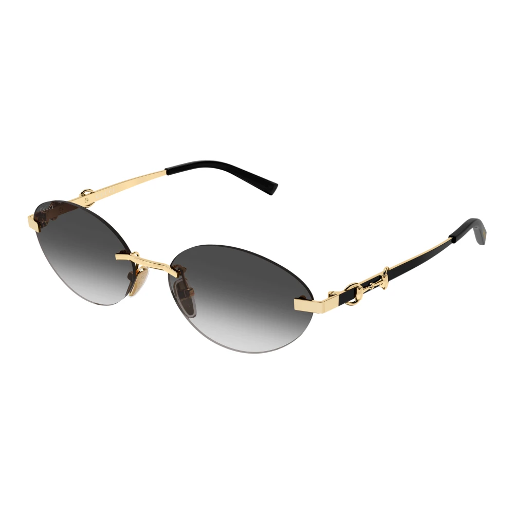 Gucci Women's Yellow Sunglasses, 58 Mm, Frameless Oval Sunglasses