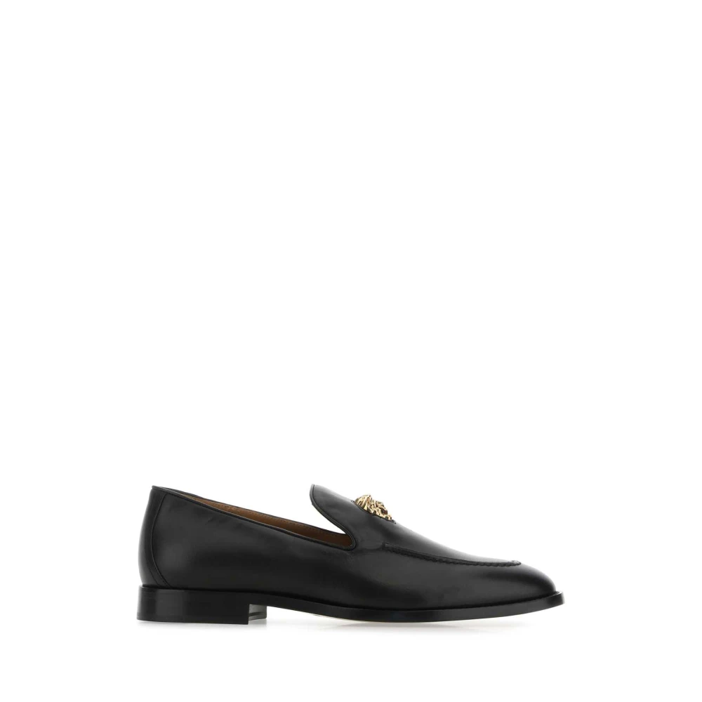 Versace Black Loafers, Male, 11 Uk, La Medusa Loafers