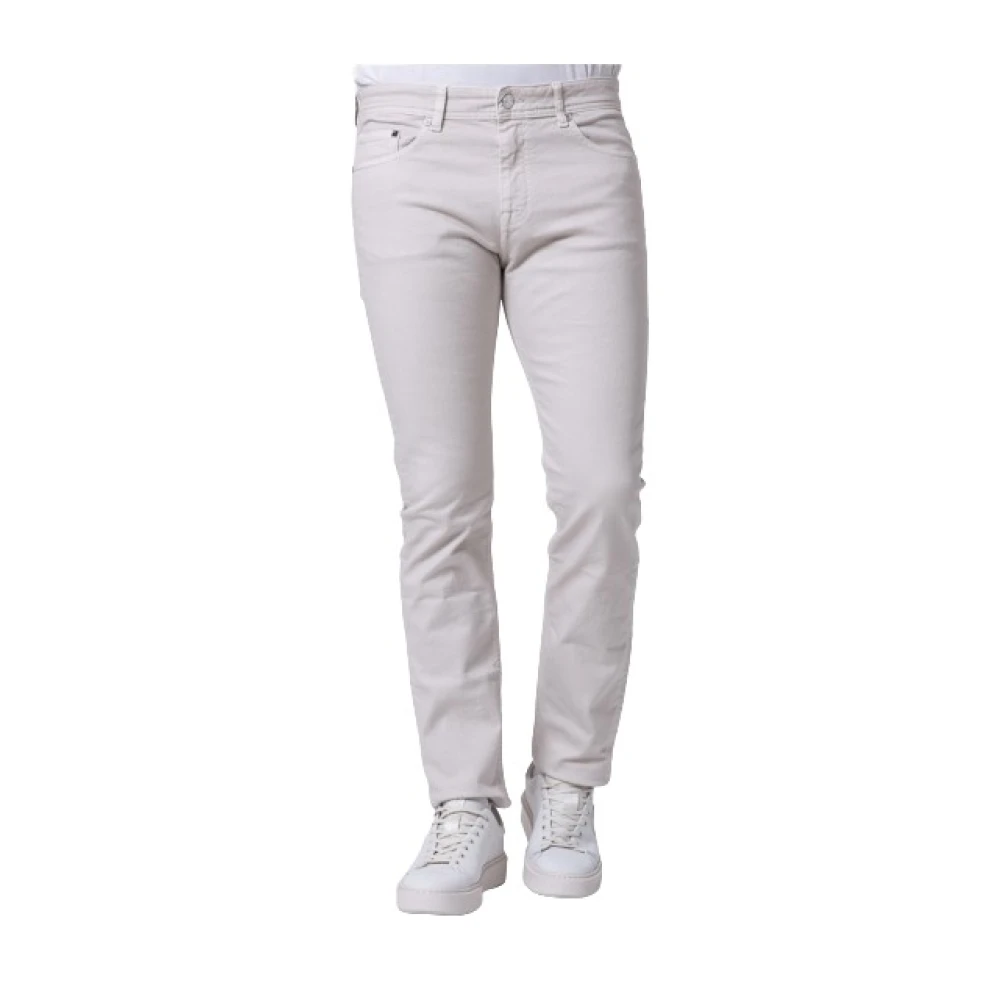 Karl Lagerfeld Hombre Beige Vaqueros Slim-Fit