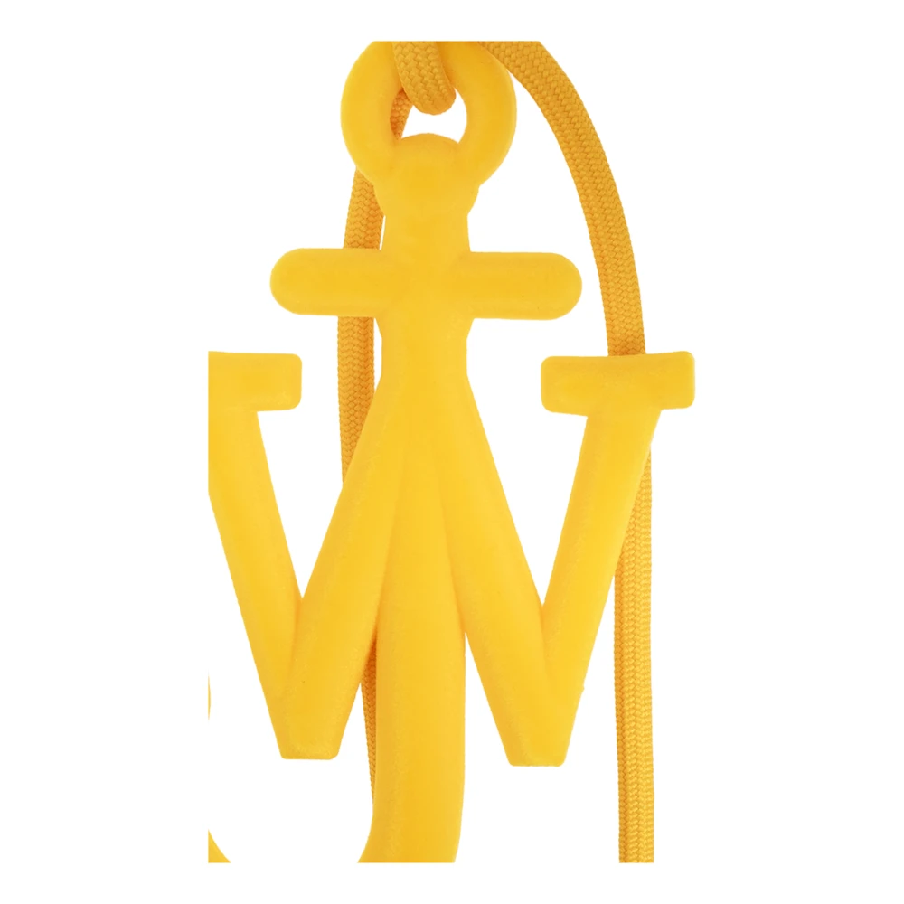 JW Anderson Sleutelhanger met logo Yellow Unisex