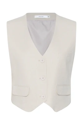 Ancient Scroll Linen Waistcoat