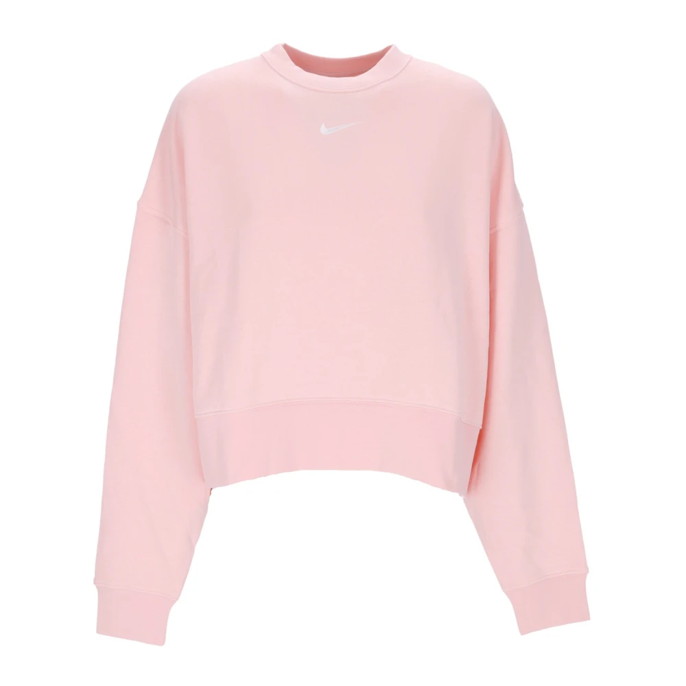 Nike Oversized Crew Sweatshirt Pink, Dam