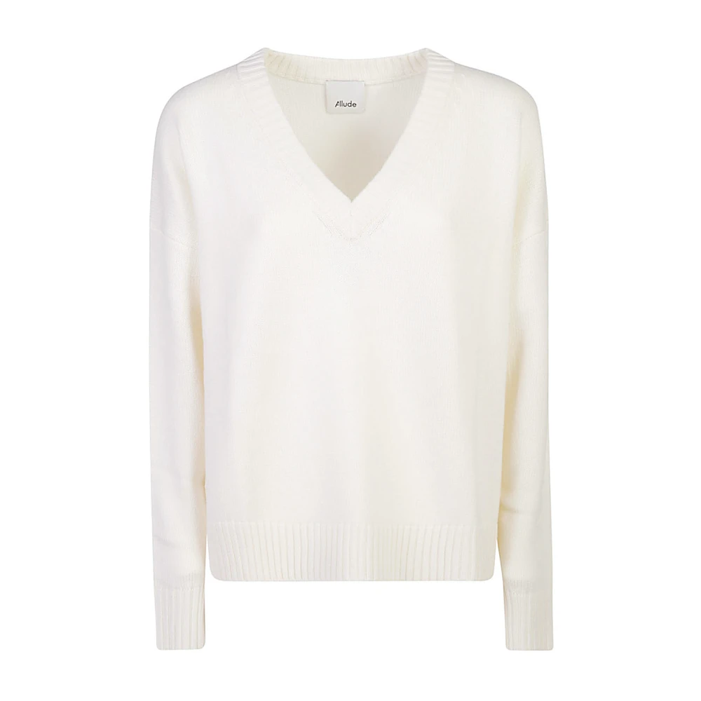 Allude Witte Sweater Collectie White Dames