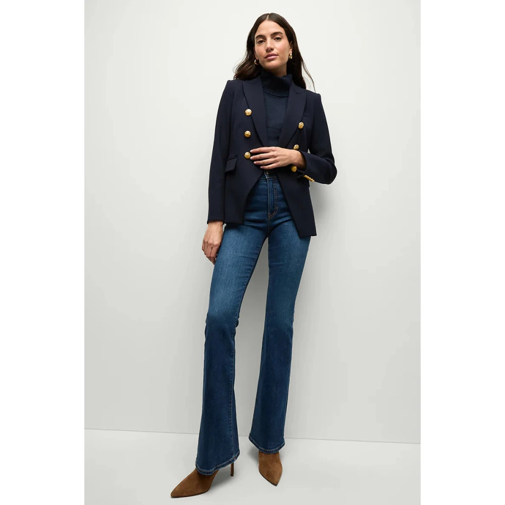 Veronica Beard Navy Miller Dickey Jacket Blue Dames
