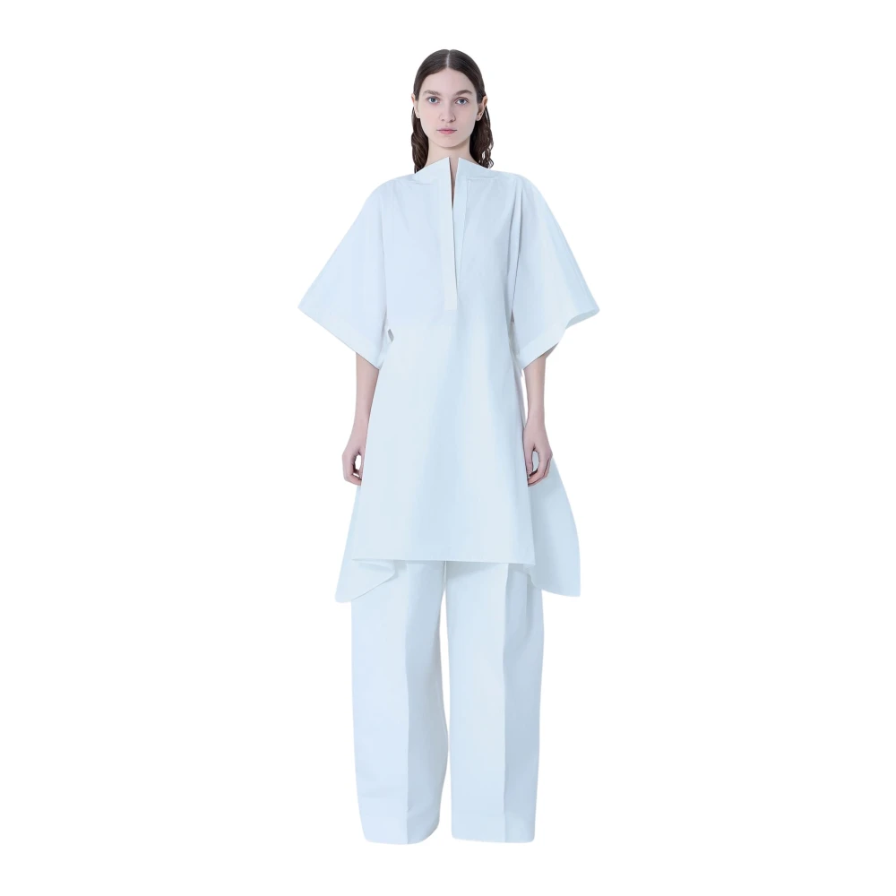 Jacquemus Women's White La Tunique Moisson Dress - Tunics - M - Blouses & Shirts