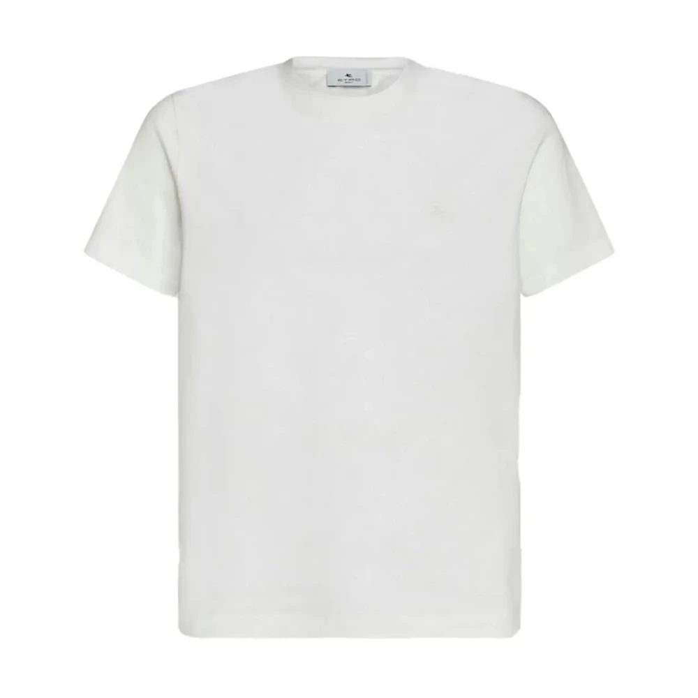 ETRO Casual Katoenen T-shirt White Heren