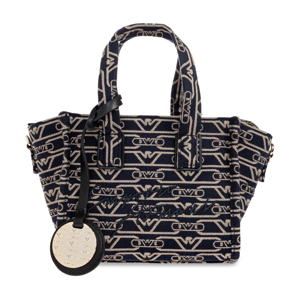 Emporio Armani Monogram Handtas Black Dames