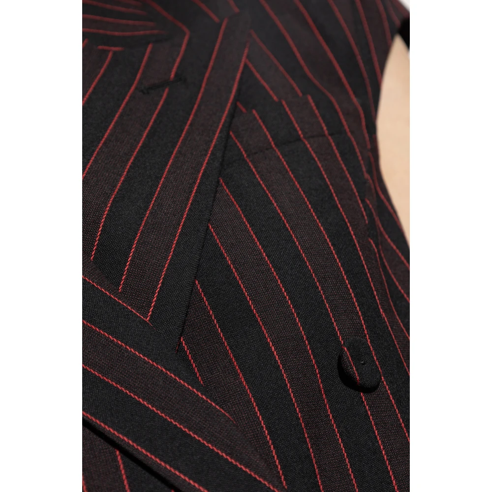 alexander mcqueen Wollen vest Black Dames