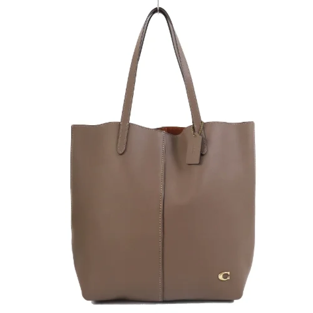 Coach Pre-owned Leather totes Brown Dames