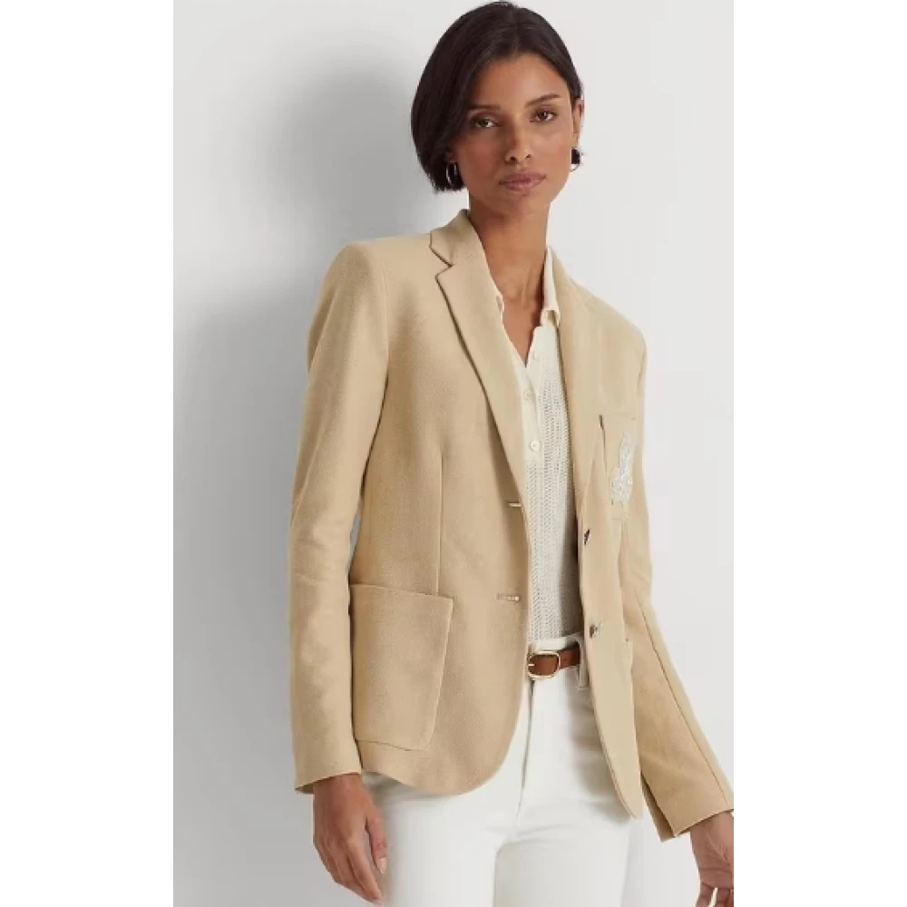 Ralph Lauren Blazer Beige Dames