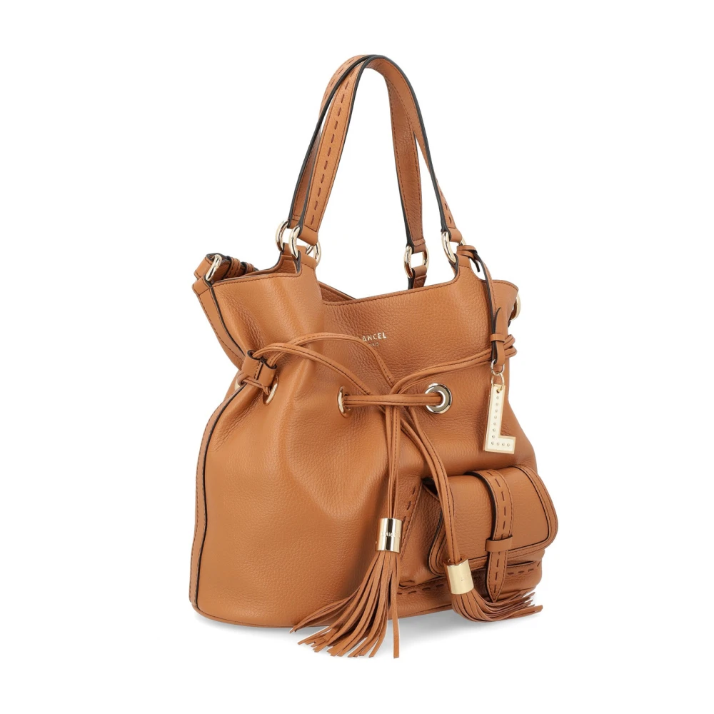 Lancel Stijlvolle Flirt Camel Handtas Brown Dames