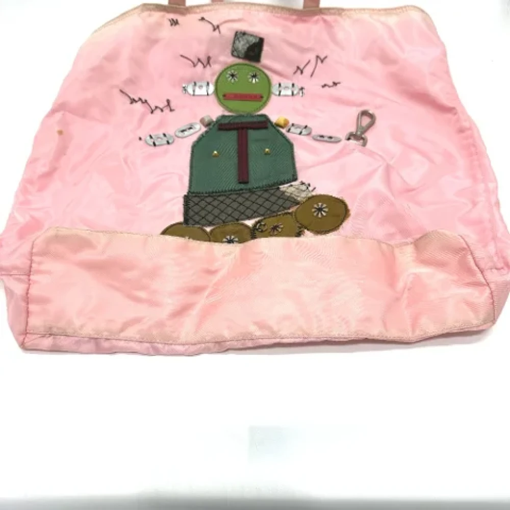 Prada Vintage Pre-owned Fabric prada-bags Pink Dames