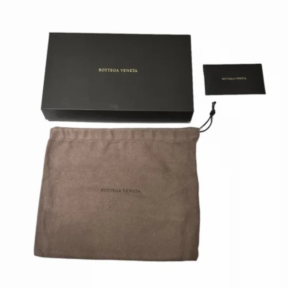 Bottega Veneta Vintage Pre-owned Leather wallets Blue Dames