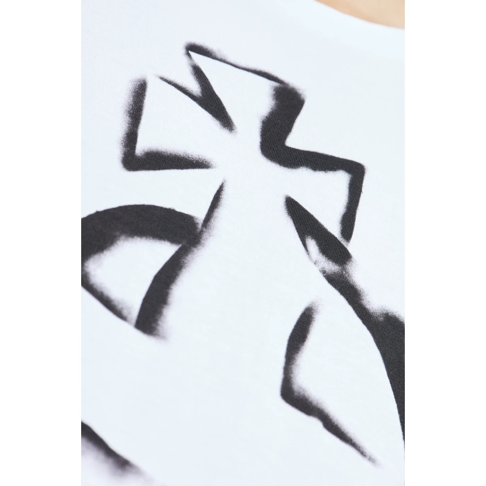 Vivienne Westwood T-shirt met logo White Heren