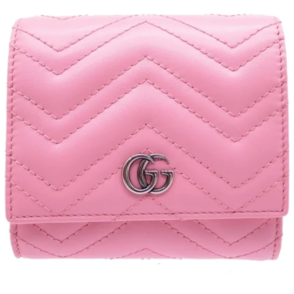 Gucci Vintage Pre-owned Leather wallets Pink Dames