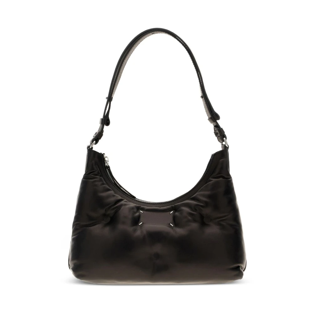 Maison Margiela , Shoulder Bags, Female, Black, One Size, Glam Slam Hobo Small
