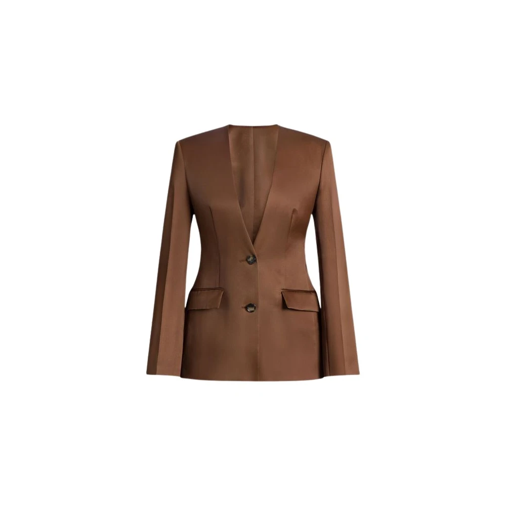 Alberta Ferretti - Abrigos - Jackets - Mujer - Marrón - M