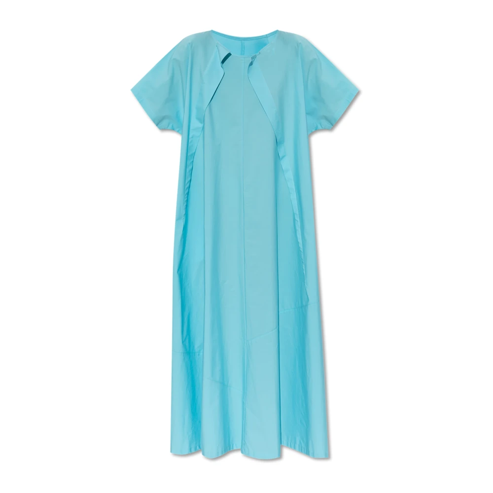 MM6 Maison Margiela Losjes vallende jurk met zakken Blue Dames