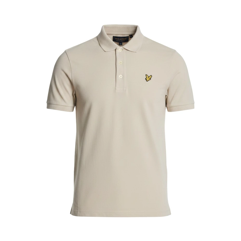 Lyle and Scott Poloshirt Plain Ecru - Größe L - Bild 3