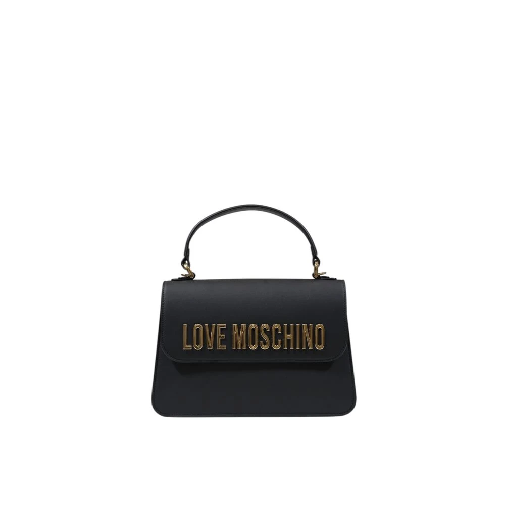 Love Moschino Bicolor Handtas Lente Zomer Collectie Black Dames