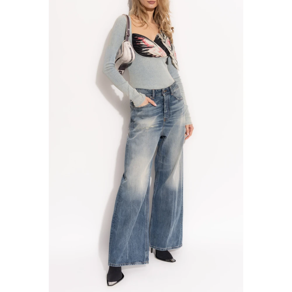Diesel Top T-Lerya Gray Dames