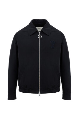 black-technical-fabric-bomber-jacket