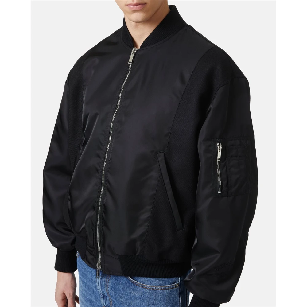 Iceberg Nylon bomberjack van de The Re-Edit collectie Black Heren