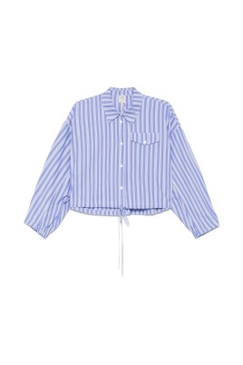 blue-stripe-drawstring-hem-shirt