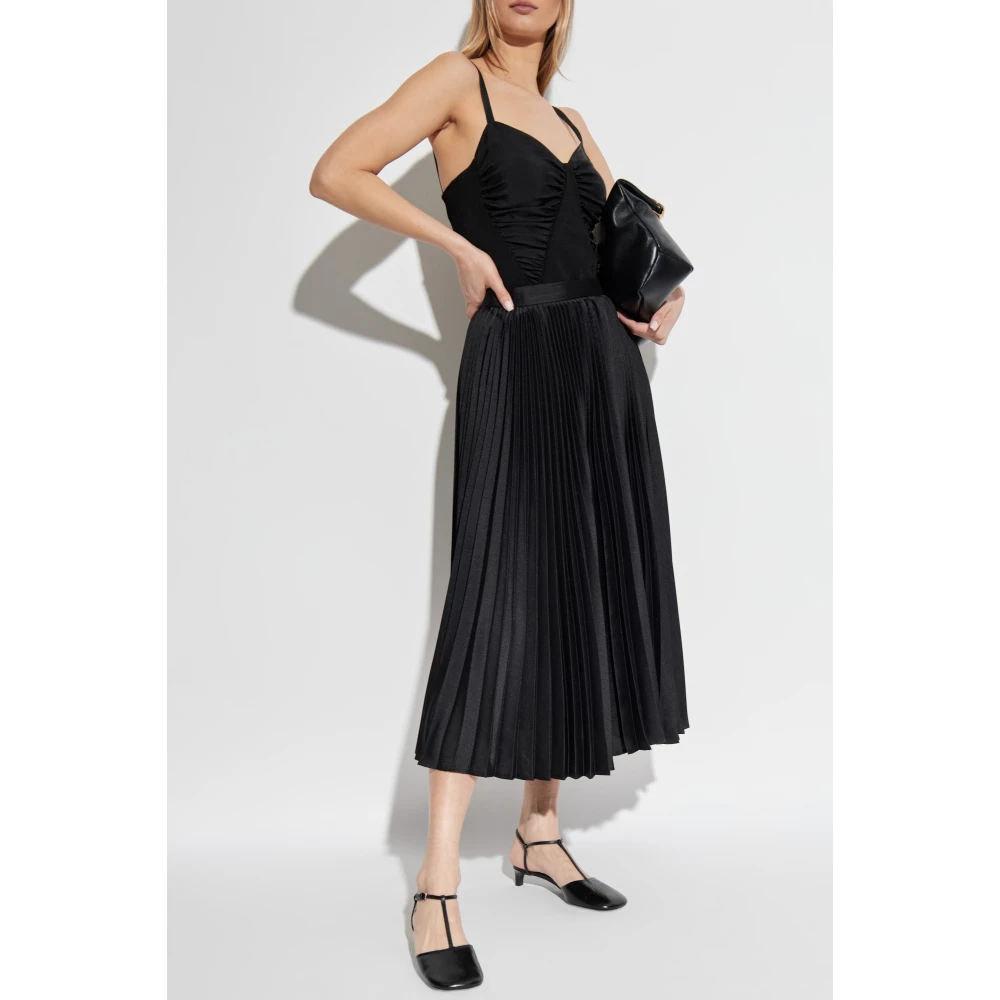 Jil Sander Mouwloze top Black Dames