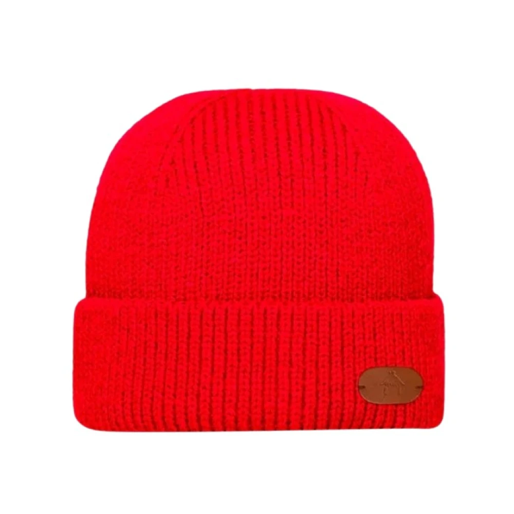 Cabaia Elegante Beanie Wintermuts Rood Red Unisex