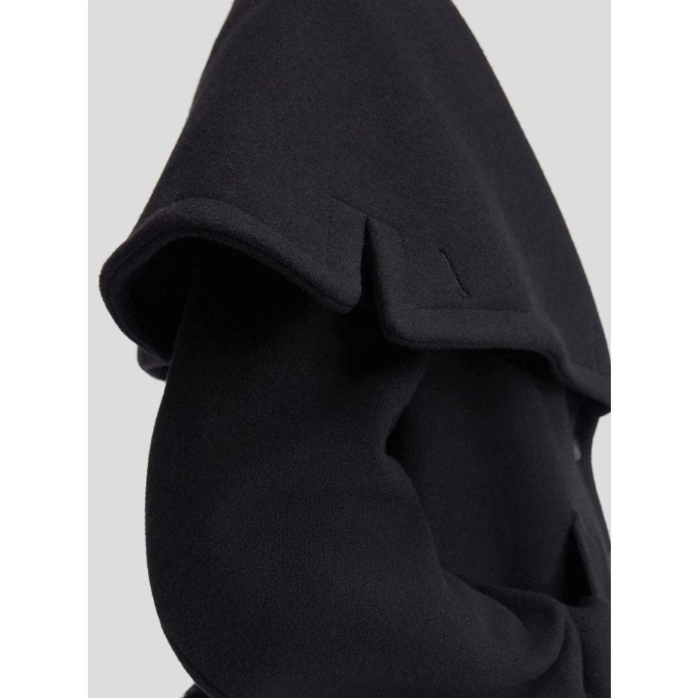 Jacquemus Wollen Caban Jas Black Dames