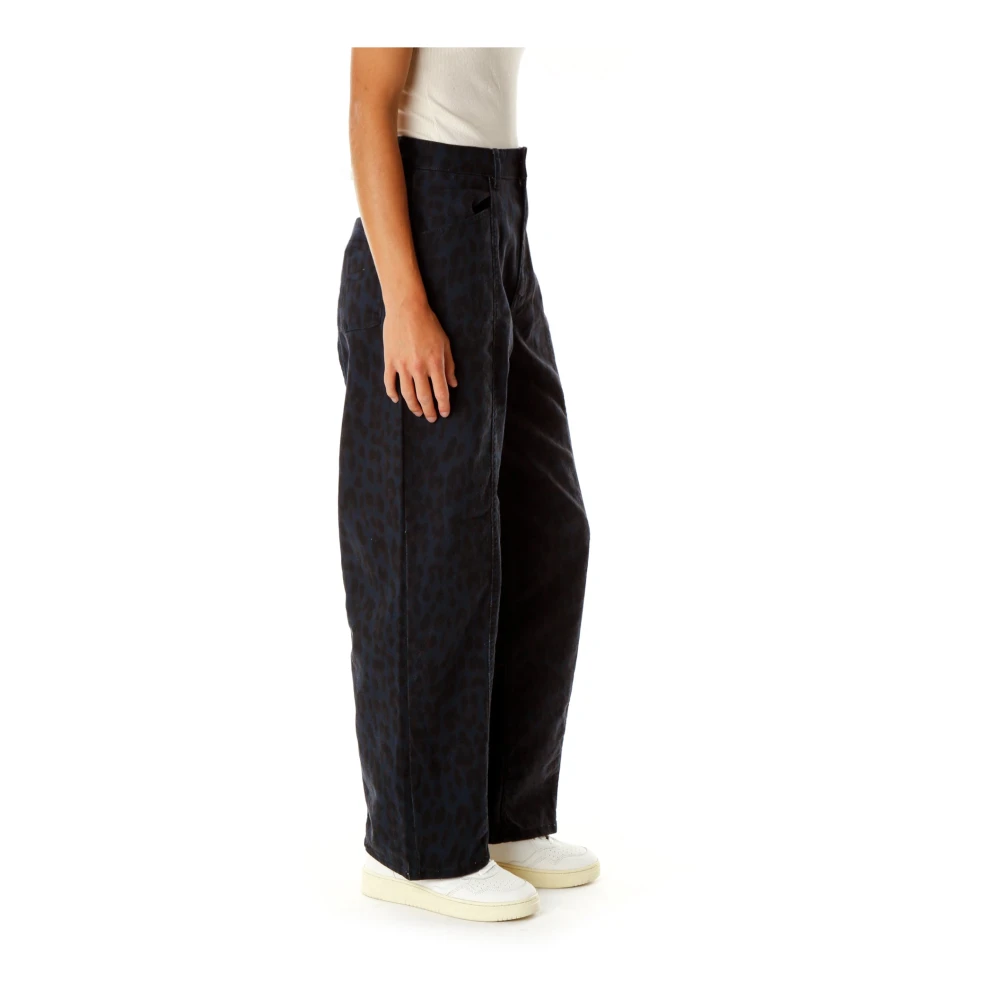 BAUM UND PFERDGARTEN Straight Fit Jeans met hoge taille Blue Dames